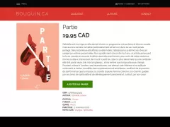 Bouquiner.ca - Librairie en ligne avec Drupal Commerce