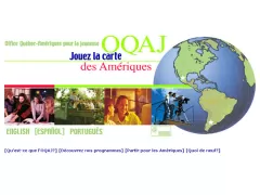Site Web de l'OQAJ - Page d'accueil