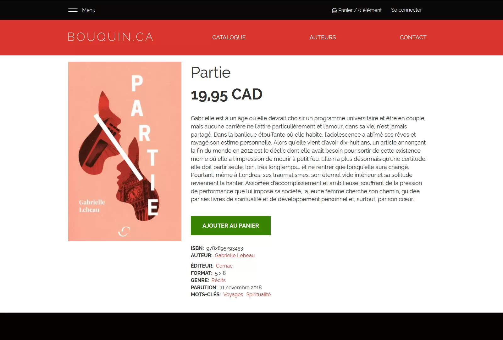 Bouquiner.ca - Librairie en ligne avec Drupal Commerce