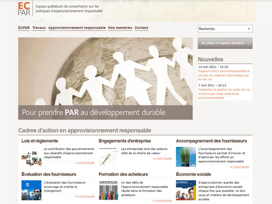 ECPAR (page d'accueil)