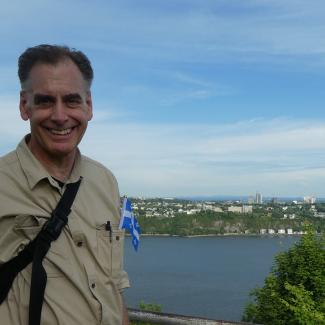 John Bosnitch sur les hauteurs de la Citadelle, à Québec, le 21 juin 2024.