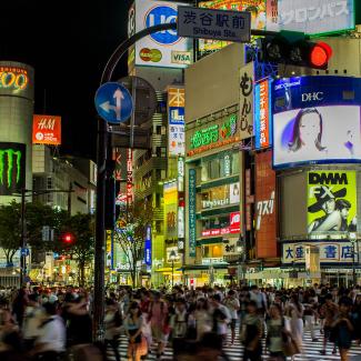 Le carrefour de Shibuya à Tokyo. Photo: Landry Miguel, Wikimédia Commons sous licence CC BY-SA 4.0.