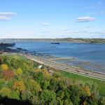Vue sur le fleuve Saint-Laurent depuis le Cap-au-Diable