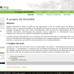 Site Web de Koumbit (site vitrine)