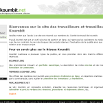 Site Web de Koumbit (extranet sécurisé destiné aux travailleurs)