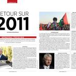 Magazine Forces – Section spéciale – Retour sur l'année 2011