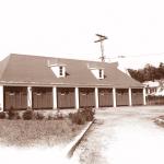 Garage collectif, vers 1953