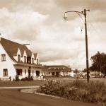 Maisons faisant face au fleuve sur l'avenue de Parc-Falaise, vers 1953