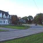 Maisons faisant face au fleuve sur l'avenue de Parc-Falaise, en 2008
