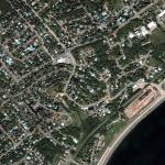 Vue par satellite du secteur en 2005