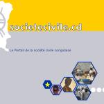 Societecivile.cd – Couverture de brochure promotionnelle