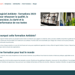 FormationAntidote.ca - Page d'accueil