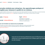 FormationAntidote.ca - Page de formation en entreprise